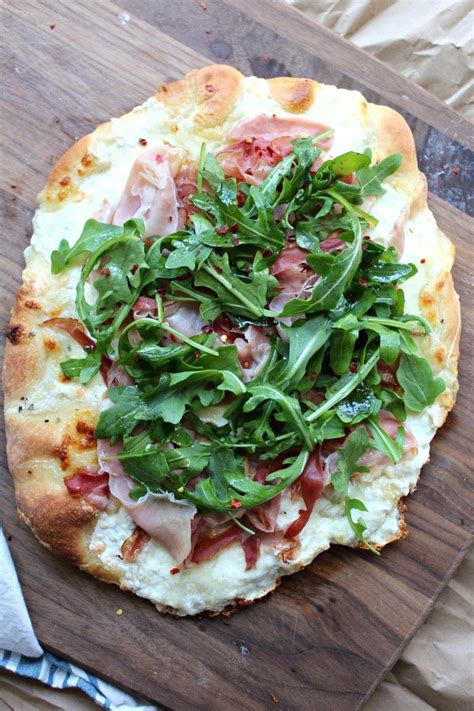 Prosciutto Arugula Burrata Pizza Recipe Burrata Pizza Arugula Pizza Arugula Pizza Recipes