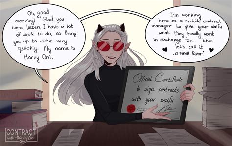 Contract With Horny Oni Intro By Horny Oni Hentai Foundry