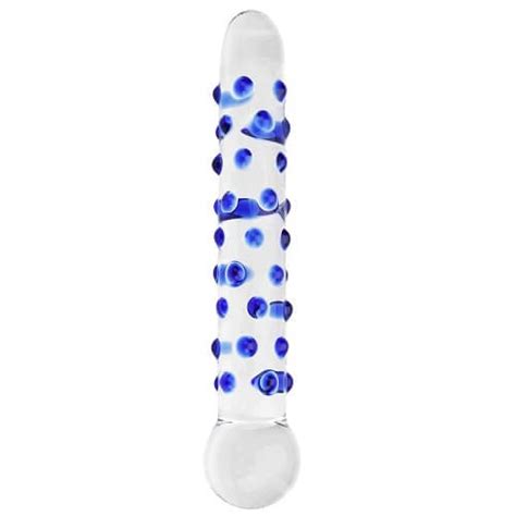 Spectrum Nubby Textured Glass Dildo Ellepleasure
