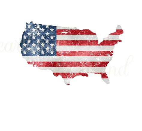 Distressed Usa Png Flag Clipart Background Image File Patriotic - Etsy