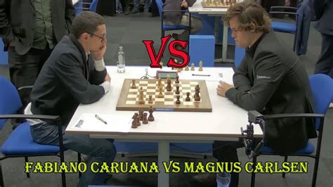 Fabiano Caruana 2766 Vs Magnus Carlsen 2859 Tata Steel Chess