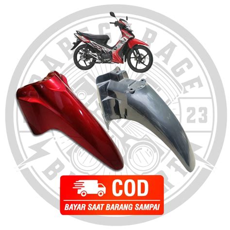 Jual Spakbor Depan Honda Supra X New Batman Warna Merah Shopee