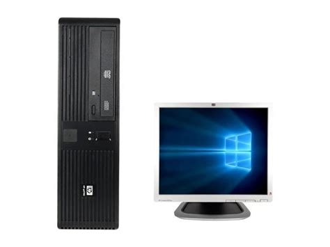 Refurbished HP Desktop Computer RP5700 19 LCD Brand My Vary Intel