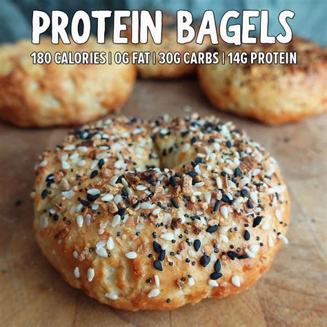 Quick And Easy Protein Bagels With 14g Protein