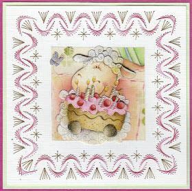 Josee S Kaartenblog En Nog Een Paper Embroidery Card Making