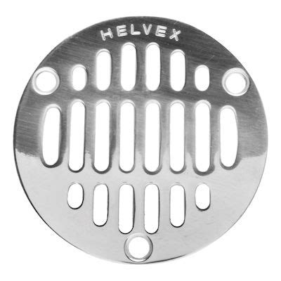 Rejilla Coladera X Cm Plata Helvex The Home Depot M Xico