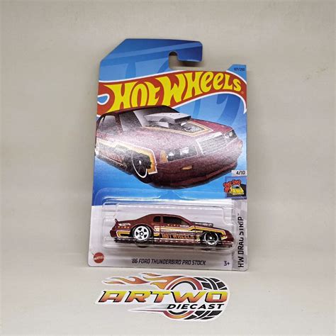 Hot Wheels Ford Thunderbird Pro Stock Shopee Malaysia