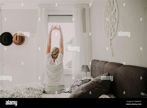 Mature Woman In Bed Hi Res Stock Photography And Images Alamy