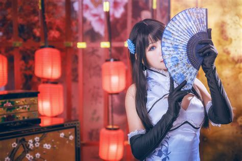 Sunglasses 4K Asian Hair Ornament Brunette Traditional Clothing Umbrella Long Hair