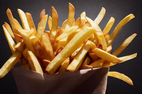 Premium Photo | Crispy golden French fries