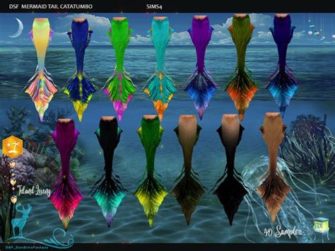 The Sims Resource Mermaid Tail Catatumbo By Dansimsfantasy • Sims 4