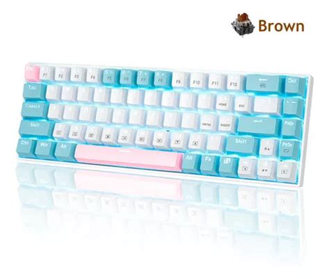 E Yooso Teclado Gamer Mecanico Z Switch Brown Hot Swappable Cable Removible Teclas