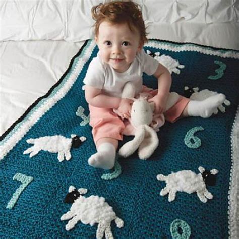 Ravelry Counting Sheep Baby Blanket Pattern By Katherine Eng