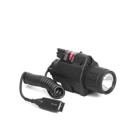 Tactical Pistol Red Laser Sight with Bright LED Flashlight Combo ...