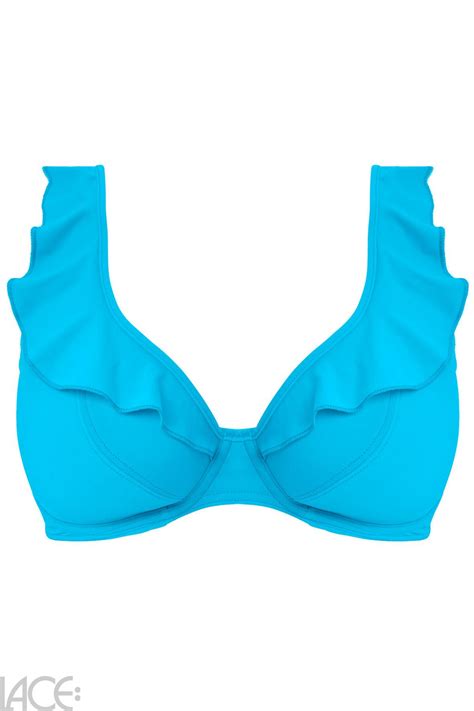 Freya Swim Jewel Cove Bikini Bh Tiefes Dekollet G K Cup Plain Turquiose Lace De