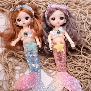 Jual 16cm Cute Mermaid Dolls 13 Moveable Jointed Doll Naked Nude Body