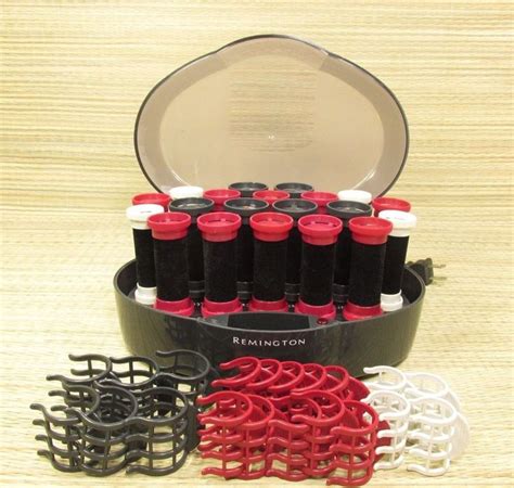Remington Velvet Flocked Wax Core Hot Rollers Kf Hair Curlers With Clips Remington