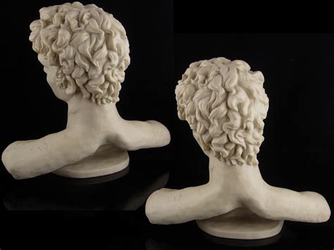 Vintage Nude Bust David Statue 11 Male Sculpture Etsy