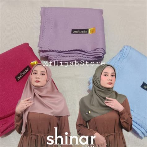 Jual Hijab Kerudung Segi Empat Shinar Glamour Hijab Shinar Glamour Segi