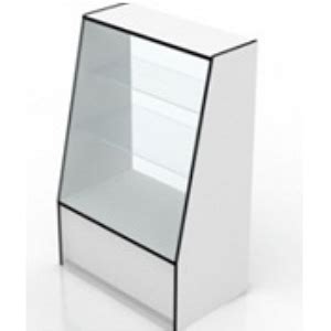 Витрина Истра стеклянная большая с подсветкой светлый бук. (В-53-1 ...