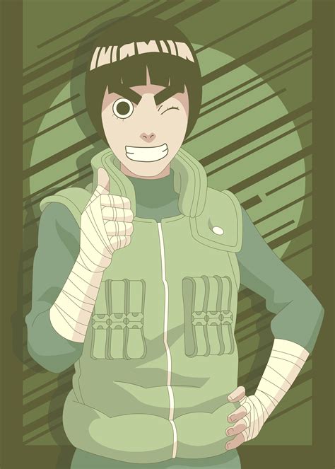 Rock Lee Poster By Sugoi Art Displate Rock Lee Rock Lee Naruto Lee Naruto