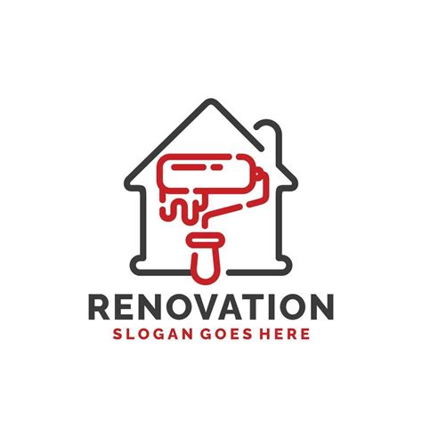 Home Renovation Logo Design Vector Illustration 27521216 Vector Art At