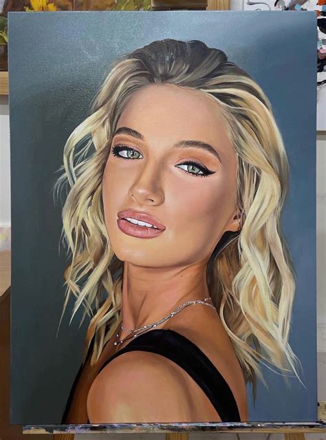 Portrait Oil On Canvas X On Behance