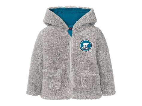 Chaqueta Polar Con Bolsillos Gris Infantil Lidl