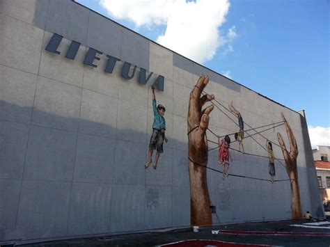 Ernest Zacharevic New Mural In Vilnius, Lithuania | StreetArtNews | StreetArtNews