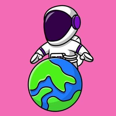 Astronaut Earth Vector Art, Icons, and Graphics for Free Download