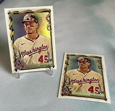 Joey Meneses 2023 Topps Allen Ginter 9 Foil Base Nationals RC