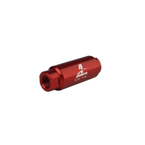 Aeromotive Fuel System Filter In Line 40 M Fabric Element 38 Npt