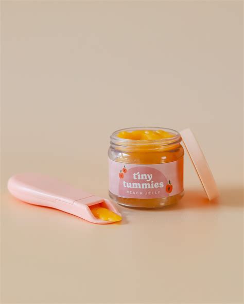 Tiny Harlow Doll Food Jar And Spoon Set Peach Jelly Playroom