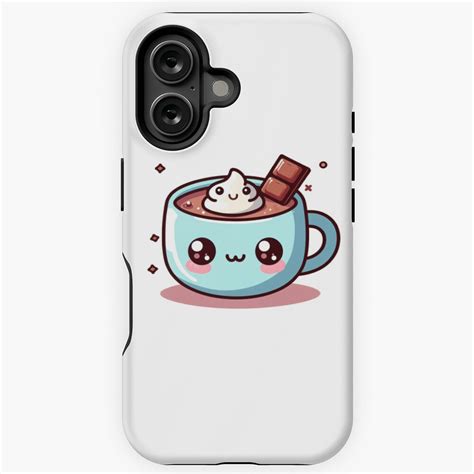 Kawaii Hot Chocolate Sticker For Sale By Jannetstudio Redbubble
