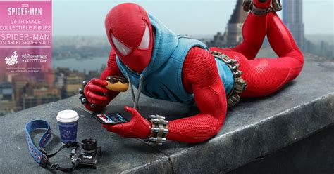 Hot Toys Vgm Spider Man Scarlet Spider Suit Toy Fair