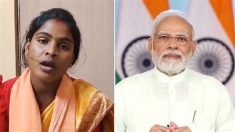 Pm Modi Speaks With Sandeshkhali Victim And Bjp Candidate Rekha Patra