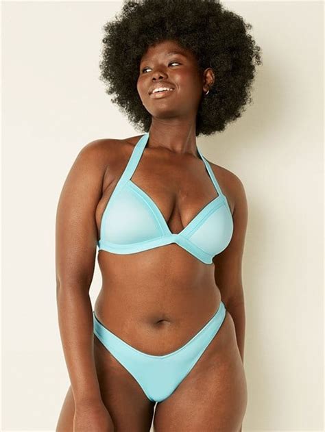 V Model Mini Bikini Alt Mavi Esinti Vs Victoria S Secret Pink