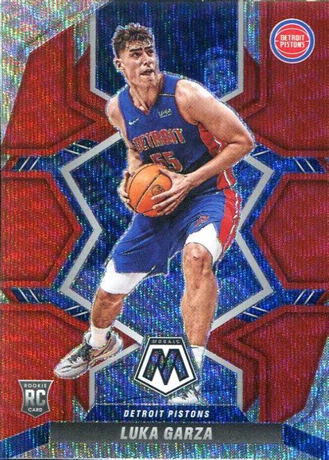 Panini Mosaic Red Wave Luka Garza Trading Card Database