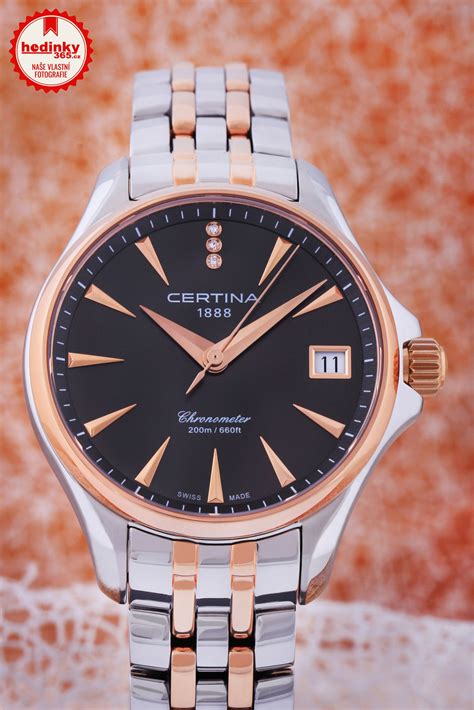 Certina Ds Action Lady Quartz Precidrive Cosc Chronometer Diamonds C