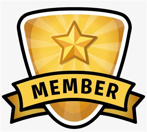 Membership Badge - Png - Club Penguin Membership Logo - Free ...