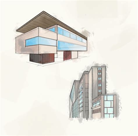 Sketch Modern House Drawing Hard - Architecture #draw #sketch ...