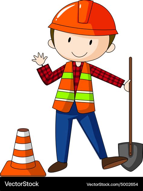 Construction worker Royalty Free Vector Image - VectorStock