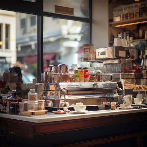 Premium Photo A Refreshing Small Coffee Shop What I Hope Is A Creamy