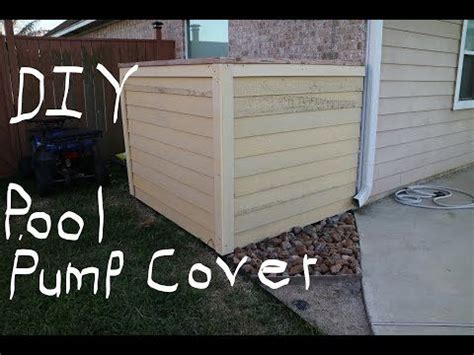 DIY Pool Pump Cover | Diy pool, Pool pump, Pool equipment cover