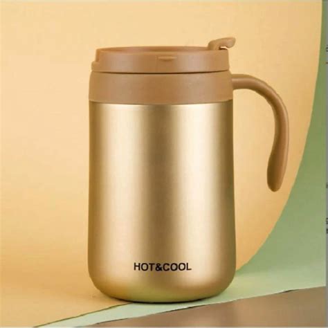 Ca giữ nhiệt ml Hot Cool inox ly giữ nhiệt có nắp đậy kín lớp giữ nhiệt cao cấp