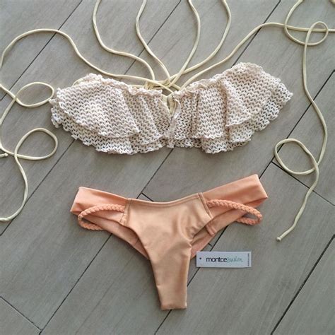 Montce Swim La Caletta Crochet X Nude Peach Braided Uno