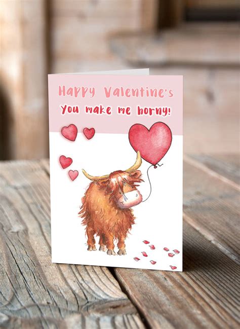 You Make Me Horny Valentine S Card By The Image Industry