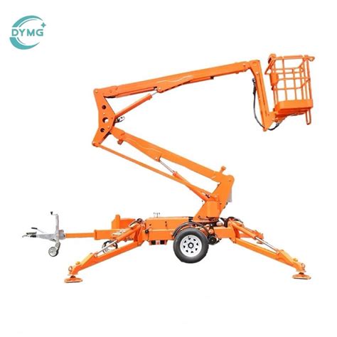 Dymg 22m Electric Hoist Tree Service Spider Boom Lift Trailer Mounted