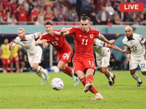 Usa Vs Wales Live Score Fifa World Cup 2022 Qatar Absorbing Game Ends