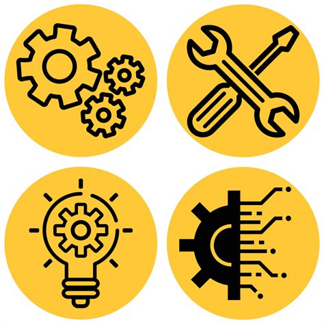 Engineer Sign And Symbols Vector Art At Vecteezy